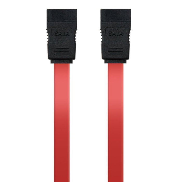 Nanocable Cable SATA II 0,5 m 10.18.0101 Negro/Rojo